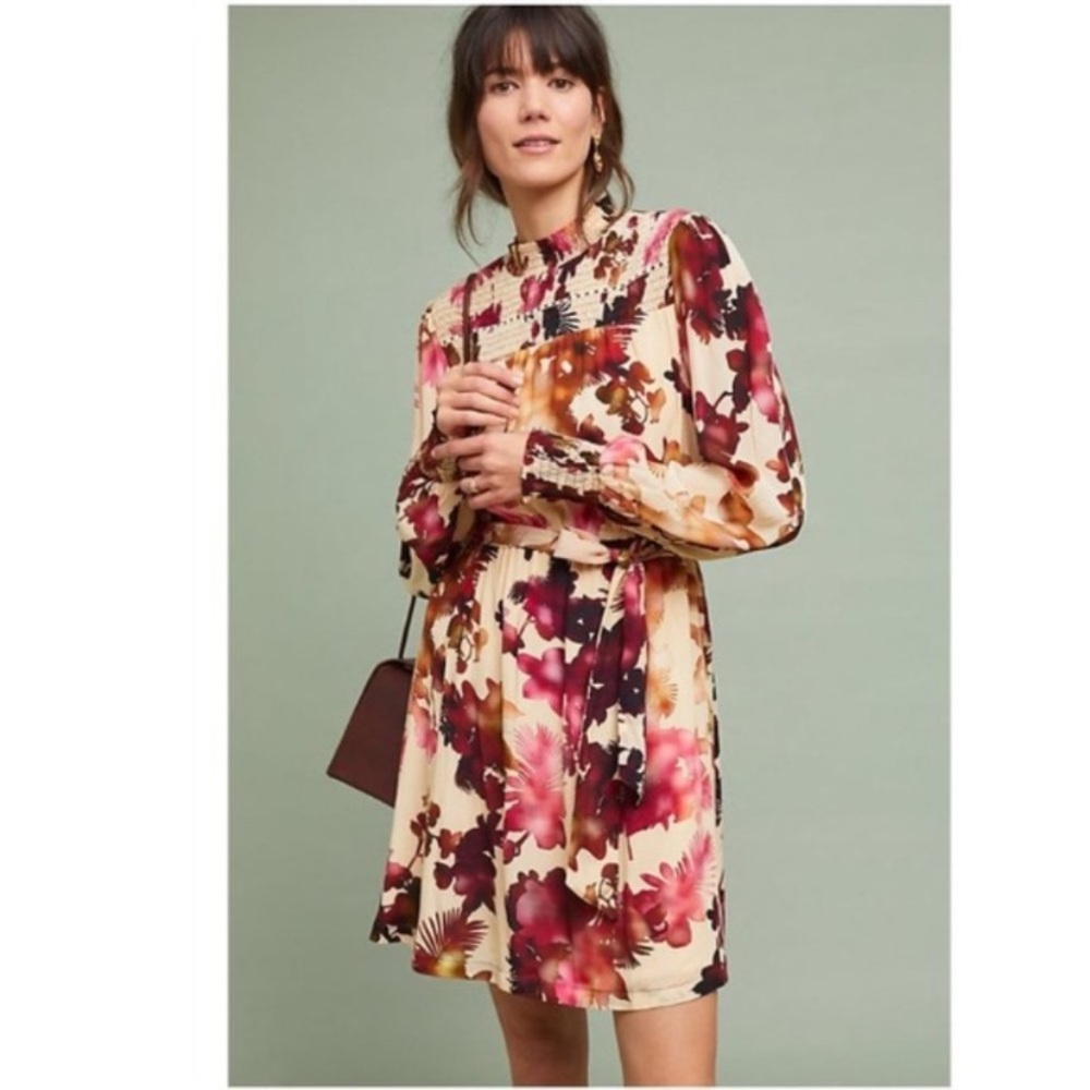 Vineet Bahl | Hibiscus watercolor dress